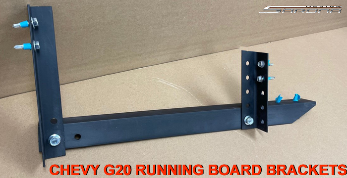 Custom Chevy Express Van  All Styles Running Boards (1970 - 1995) - $650.00 (Part #CH-012-SB)